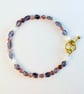 Pink Tourmaline And Iolite Bracelet - Handmade In Devon - Image 5