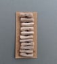 Set of eleven driftwood toggle buttons with single hole - Image 3