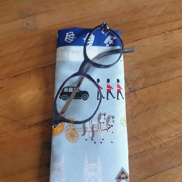 Handmade Royal Coronation Style Padded Glasses Case