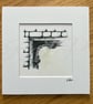 Church window pen and ink sketch - mounted print - Image 2