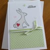 Rabbit Easter Card