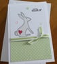 Rabbit Easter Card - Image 1
