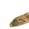 Isle of Wight Emerald Green Sea Glass Necklace