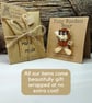 Travel Gift, Handmade Pilot Teddy Bear Pin For Traveller, Happy Travels Gift - Image 5