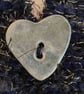 Blue and gold woolly hanging decorated heart - Image 5