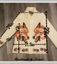 Crocheted and embroidered fox jacket - Image 4