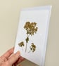 Real Pressed Flower, Lady's Mantle Handmade Card - Image 3