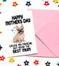 Funny French Bulldog Mother’s Day Card – Best Mum Gift - Image 2