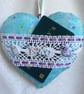 Handmade Fabric Heart Nursery Decoration Baby Gift Hidden Pocket Keepsake - Image 6