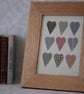 Summer Seconds   Embroidered Textile Heart Framed  - Image 4