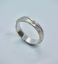 Silver River Ring, silver wave ring, silver band, silver wavy ring, wedding band - Image 3