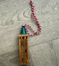 Christmas Village Tower Ornaments - Upcycled from Toys