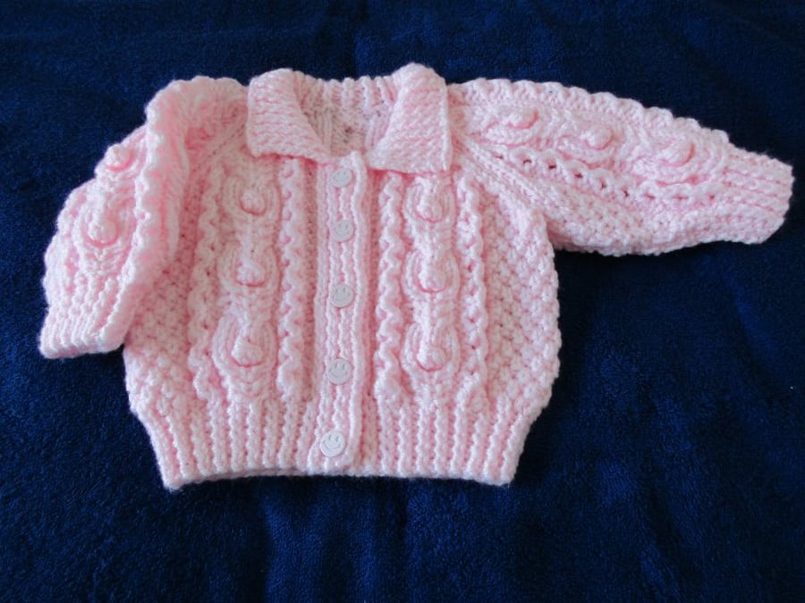 16" Baby Pink Jacket with Collar