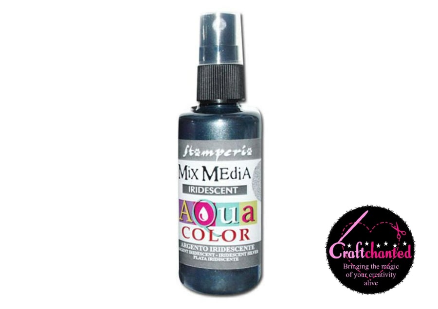 Aquacolor Spray - Iridescent Silver - 60ml