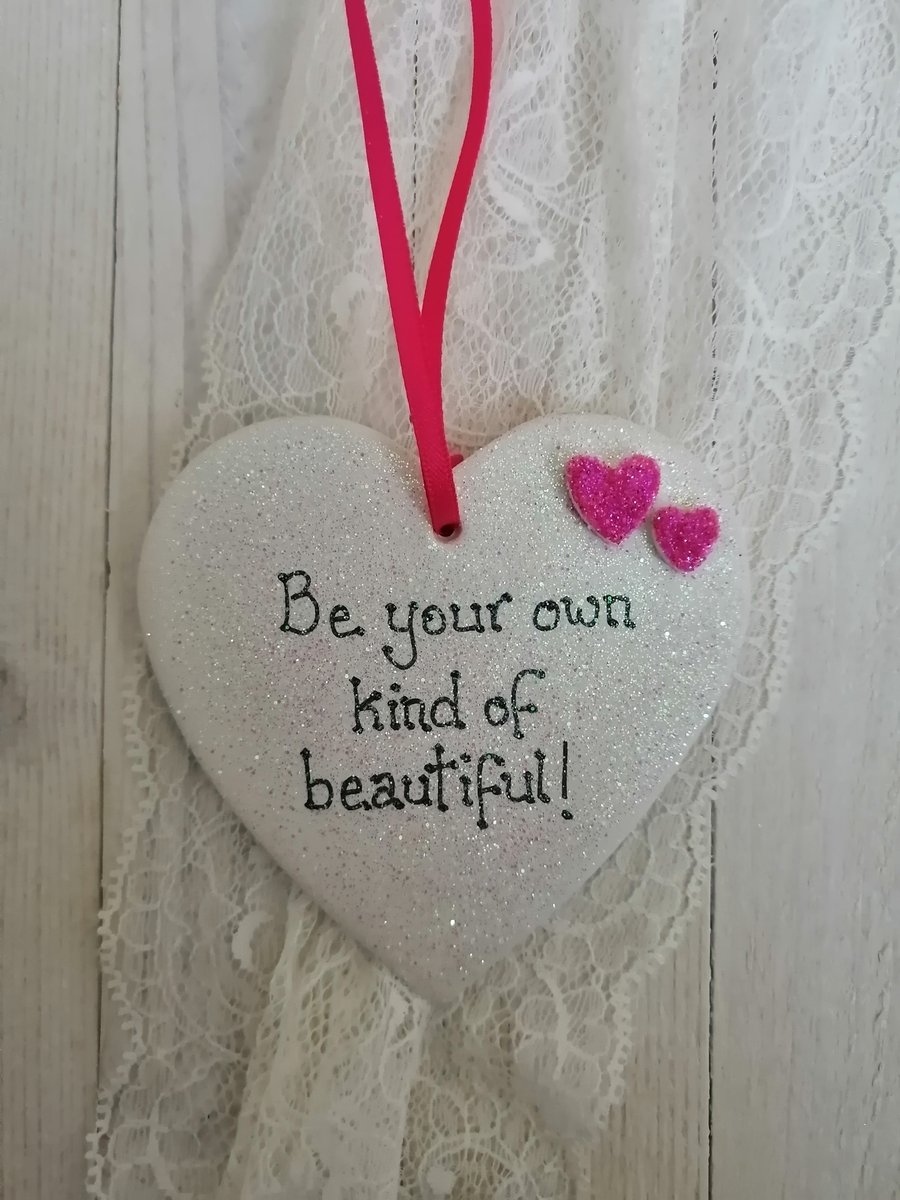 Ceramic Heart - Be your own kind of beautiful! 