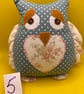 Fabric Owl Pincushion for a Stitcher to Use or Decorate Their Workroom.  - Image 10