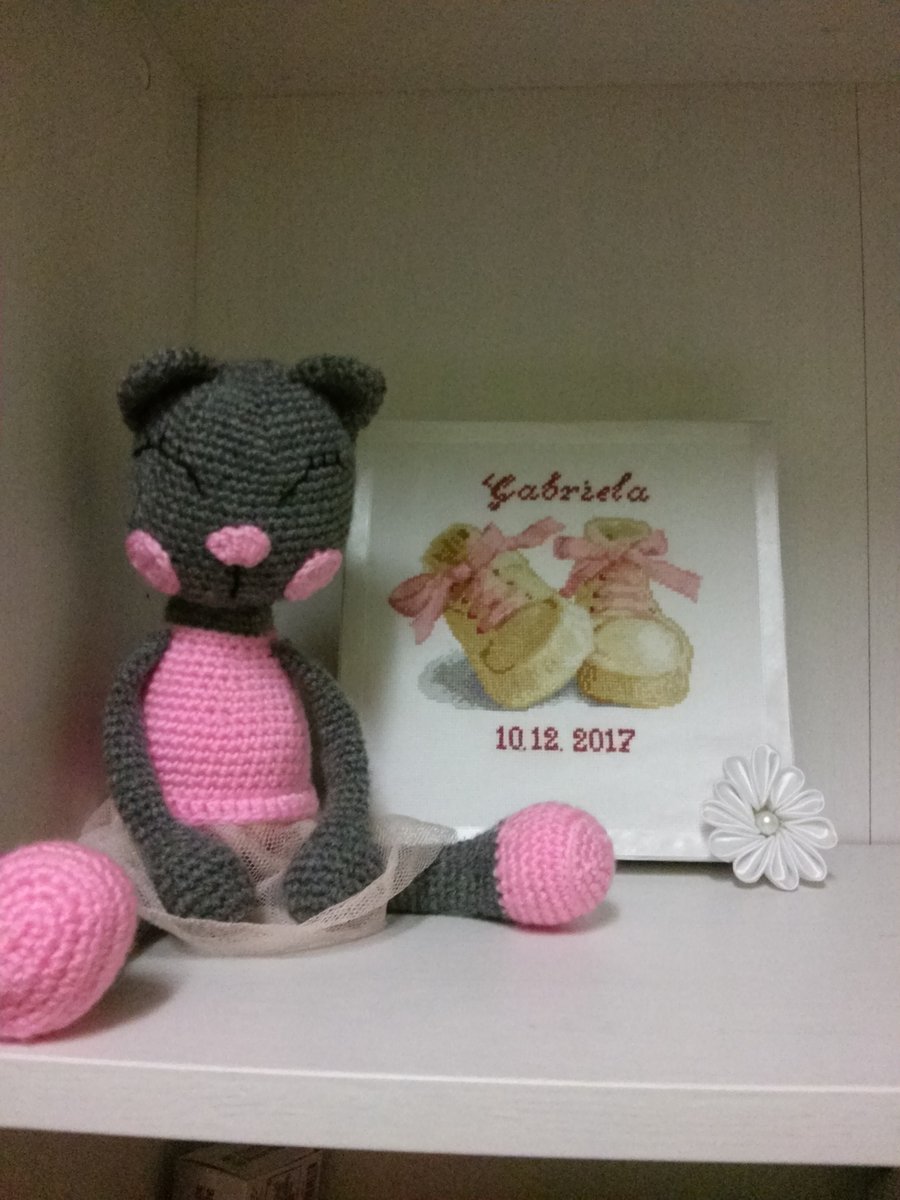 Personalised gift set, handmade, amigurumi, stitch picture, crochet, shower gift