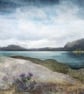 Plockton Thistles, Scotland.  Archival art print by Scottish artist Carol McEwan - Image 1