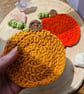 Pumpkin Coasters, Halloween Coaster, Halloween Decoration, Autumn Decor - Image 2