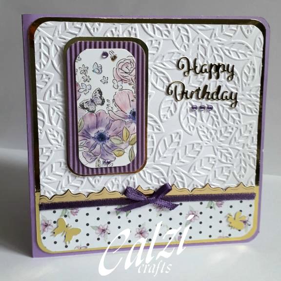 Anemone Flower Birthday Card