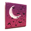 Bats at Dusk Fridge Magnet