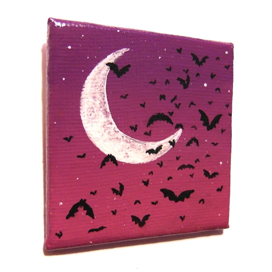 Sold Bats at Dusk Fridge Magnet