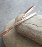 Silver and copper bangle set, Interlocking bangles, Set of two - Image 2