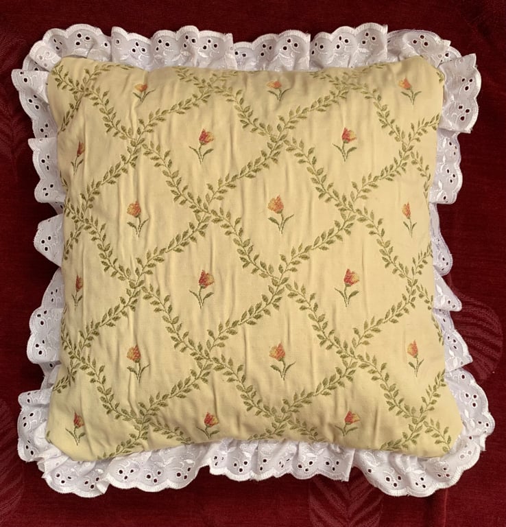 Handmade Vintage Style Cushion 