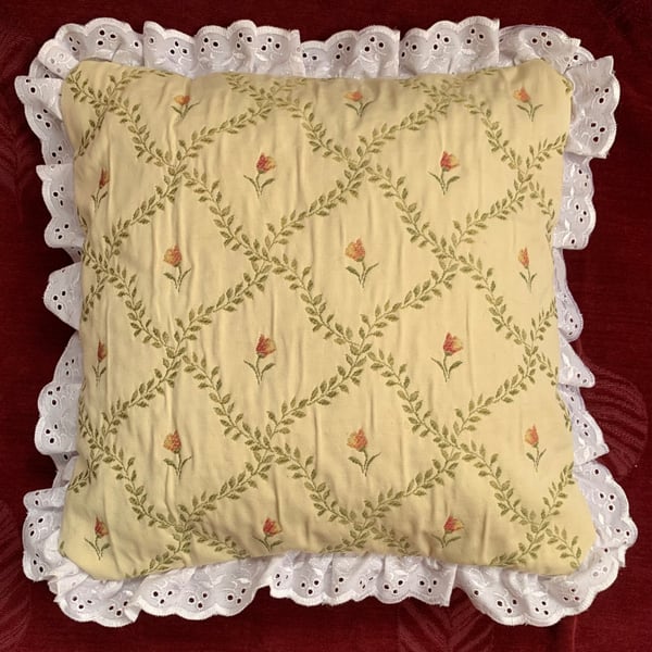Handmade Vintage Style Cushion 