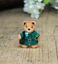 Paramedic Gift, Handmade Tiny Paramedic Bear Lanyard Pin, Student Graduation