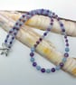 Amethyst & Angelite Necklace, Birthday, Anniversary, Valentine Gifts For Her - Image 2
