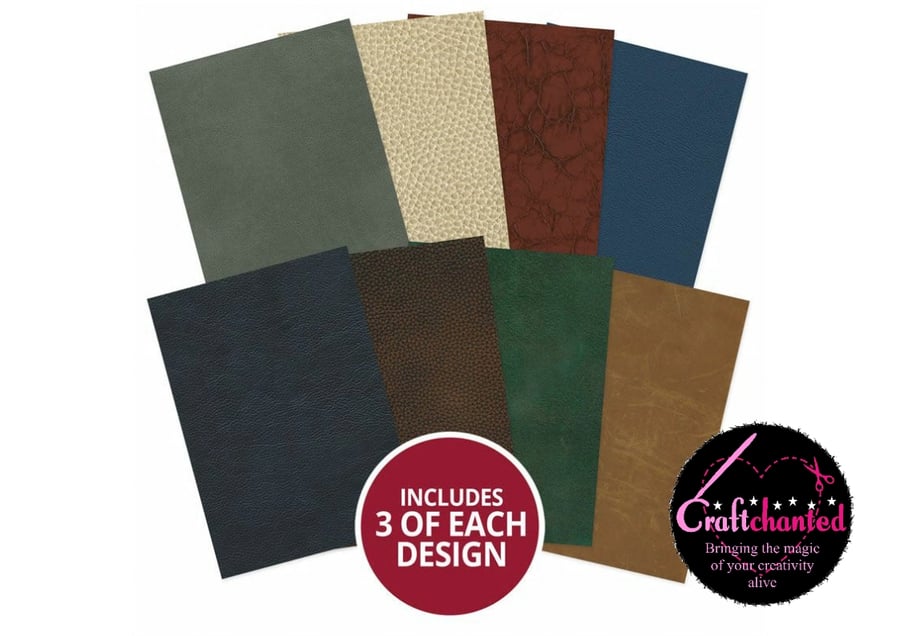 Hunkydory - Adorable Scorable Pattern Packs - Leather Library