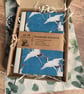 Hiroshige Style Crane Notebook - Lined - A6 - Image 5