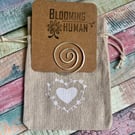 Handmade Solid Sterling Silver 925 Spiral Bookmark – Unique Recycled Silver