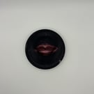 Eco resin lips incense stick holder