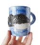 Whale Shark Mug - Hand Built Stoneware Pottery - Image 4