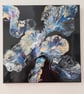 Floral Flow one , fluid acrylic canvas  - Image 4