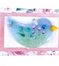 Birthday Day Card with Detachable Glass Meadow Bird - Image 3