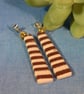 Minimalist Bar Drop Earrings - Image 4
