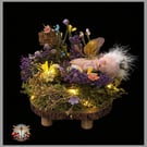 Oonagh Magical Fairy in Nest OOAK (Light up )