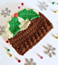 Christmas Pudding Baby Hat and Bootie Set - Image 4