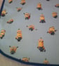 Minions on Pale Blue Baby Apron - Image 2