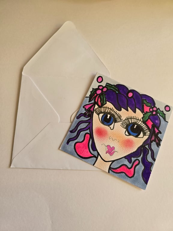 ARTKRAZIE Original Fairy Greeting Card