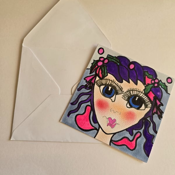 ARTKRAZIE Original Fairy Greeting Card