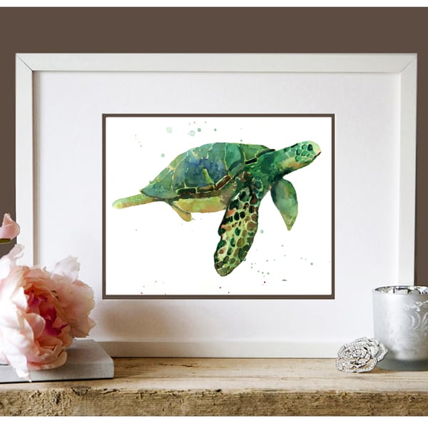 Seaturtle Art Print