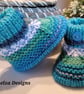 Gender Neutral Booties -Shoes 0-6 months size  - Image 6