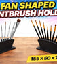 Fan shaped Paintbrush holder - 155 - 50 - 75mm