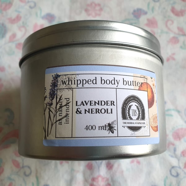 Lavender & Neroli Whipped Vegan Body Butter 400ml