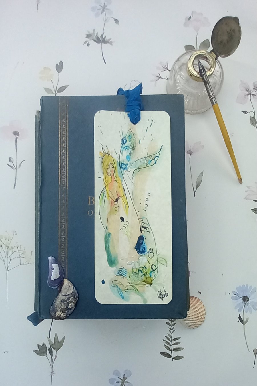 Mermaid book mark