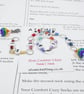Rainbow Jewel Knitting Row Counter Chain - 1–0 Number Stitch Marker Chain - Image 3